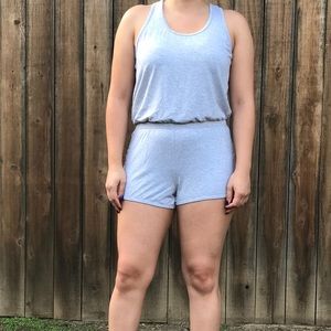 Gray romper